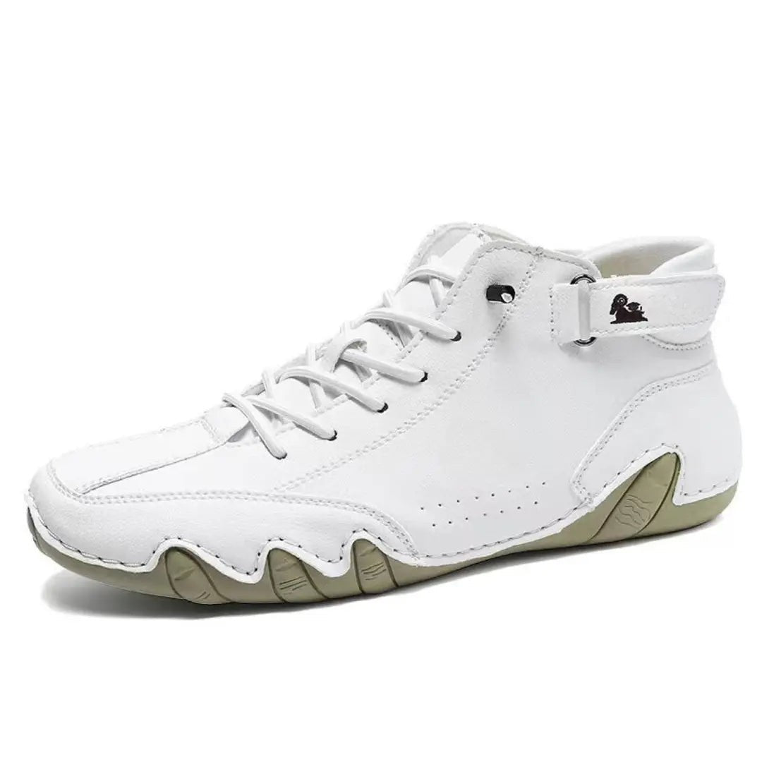 Men's Barefoot Shoes – Waterproof Wide Toe Box Minimalist Sneakers - White