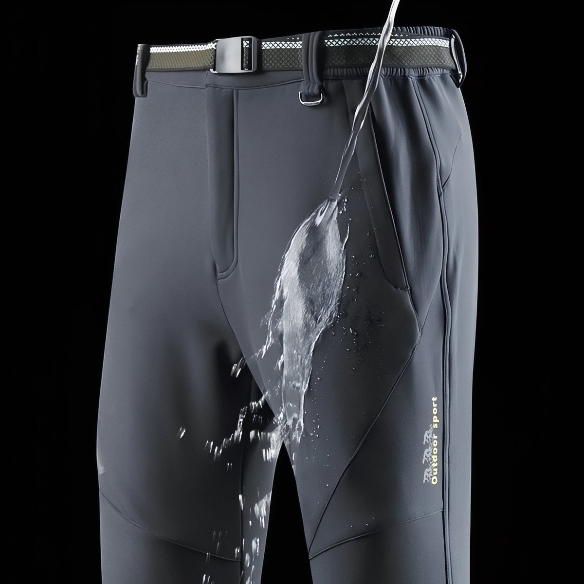Men's Fleece-Lined Hiking Pants – Waterproof Thermal Trail Pants