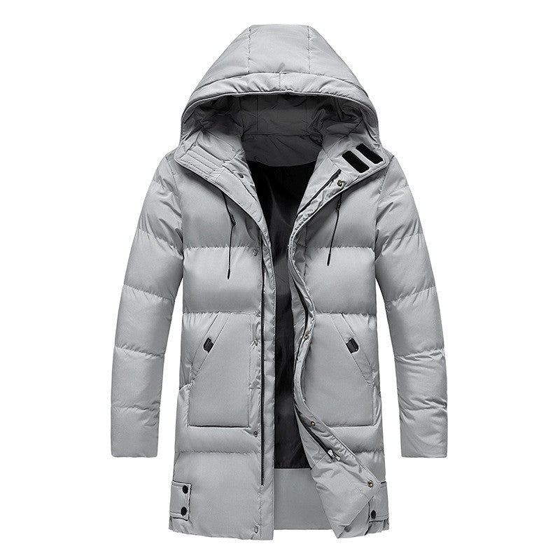 Men's Hooded Puffer Jacket – Insulated Winter Coat