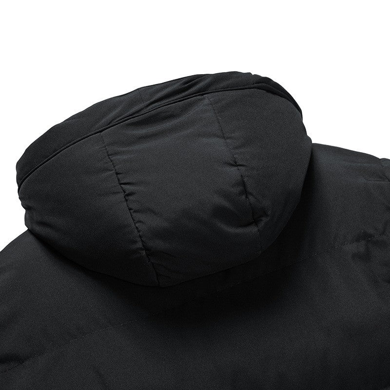 Men's Hooded Puffer Jacket – Insulated Winter Coat