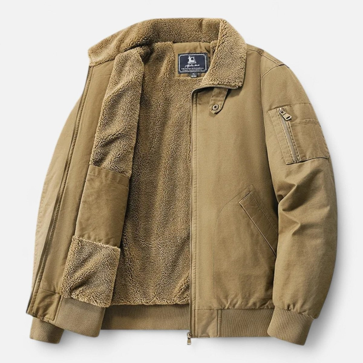 Men's Insulated Cotton Jacket – Warm Outdoor Winter Layer