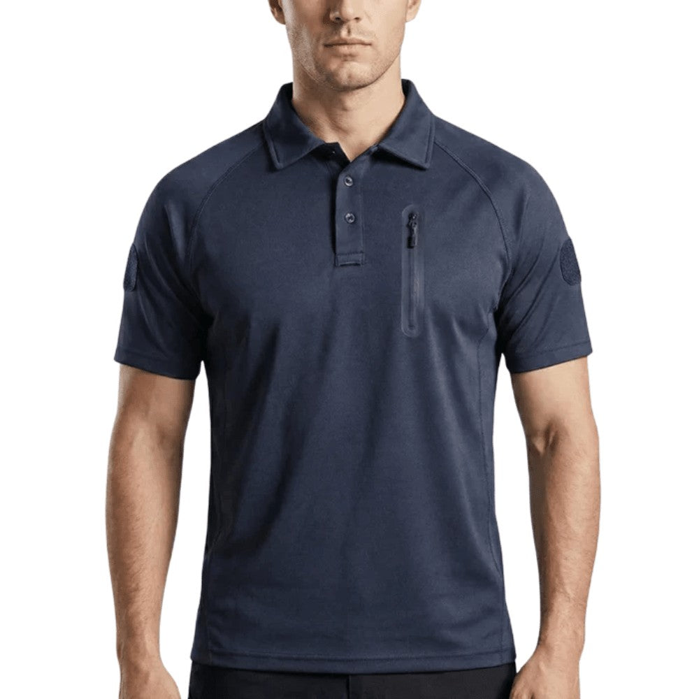 Men's Quick-Dry T-Shirt – Breathable Outdoor Training Tee - Blue