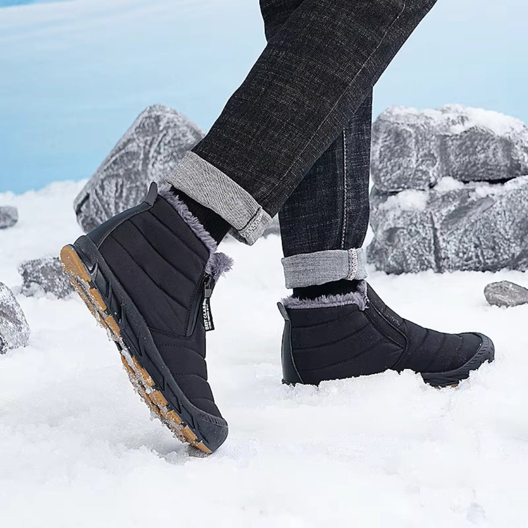 Men's Snow Boots – Waterproof Fleece-Lined Winter Boots
