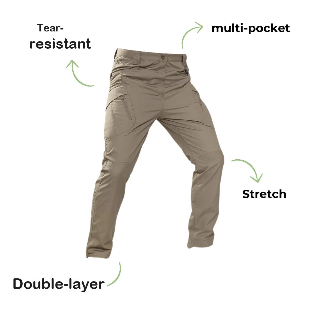 Men's Tactical Cargo Pants – Water-Resistant Ripstop Work Pants