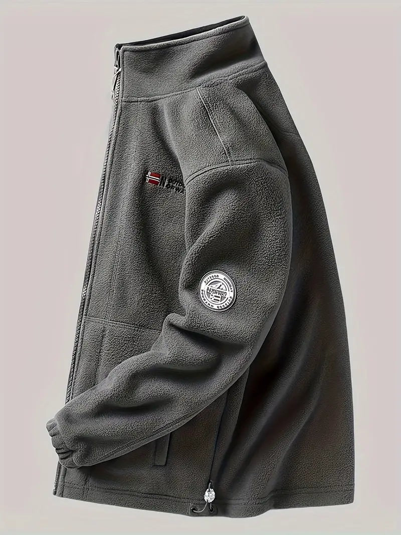 Men's Thermal Fleece Jacket – Warm Insulated Outdoor Jacket