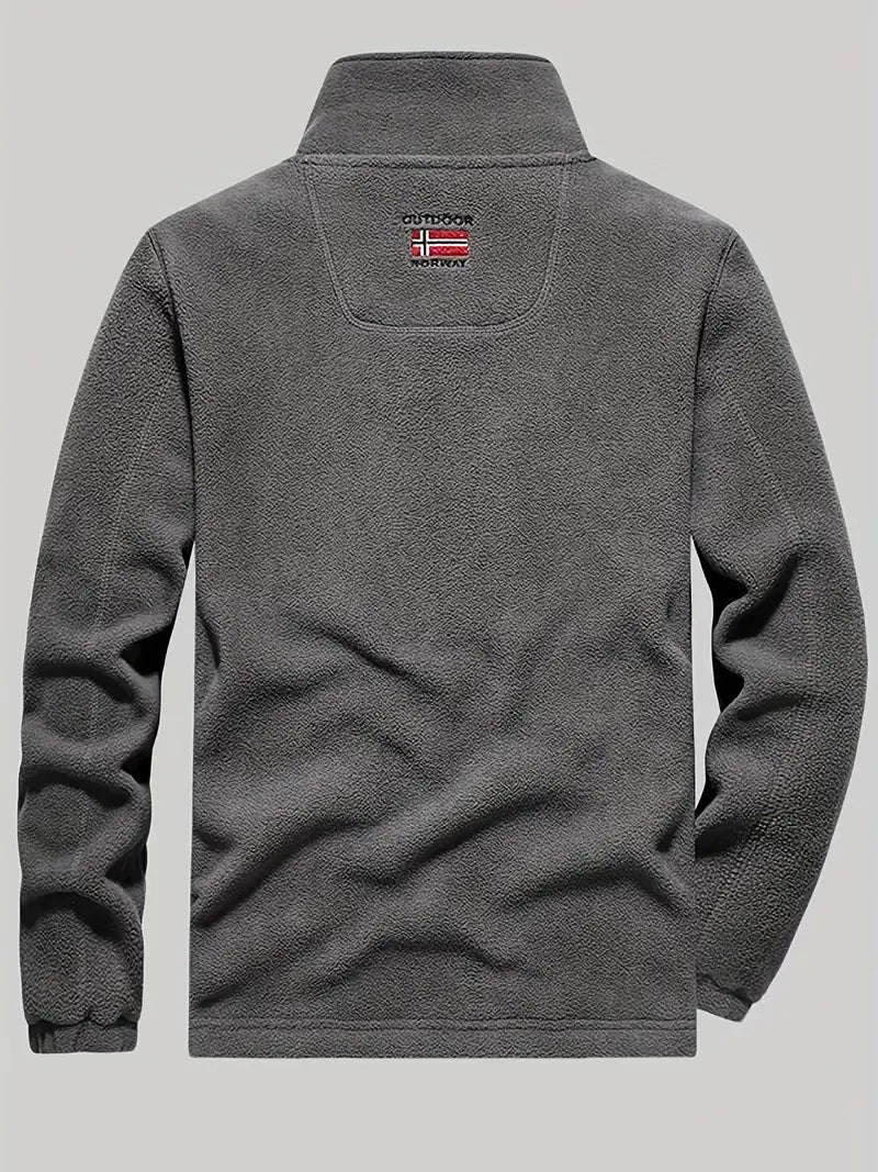 Men's Thermal Fleece Jacket – Warm Insulated Outdoor Jacket