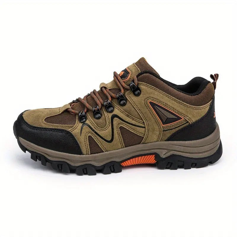 Men's Waterproof Hiking Shoes – Low-Top Wide Toe Box Trail Shoes