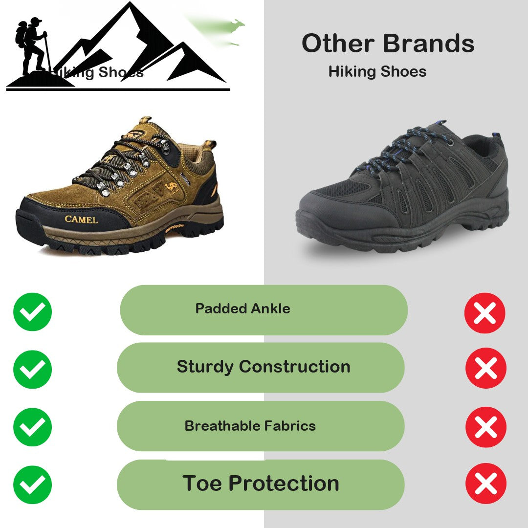 Men's Waterproof Hiking Shoes – Rugged Trail Shoes with Arch Support