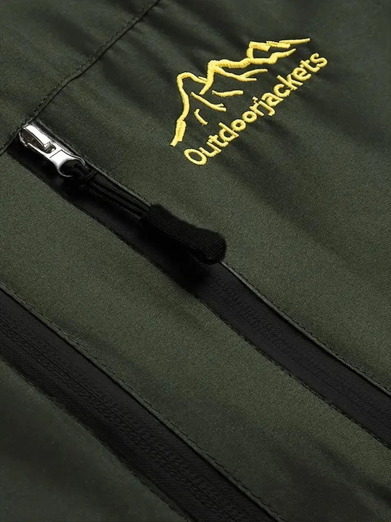 Men's Waterproof Windbreaker – Breathable Outdoor Rain Jacket