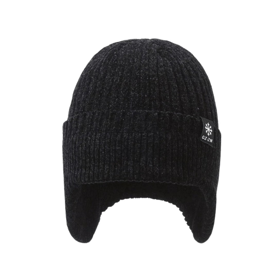 Men's Winter Hat – Fleece-Lined Ear-Coverage Beanie