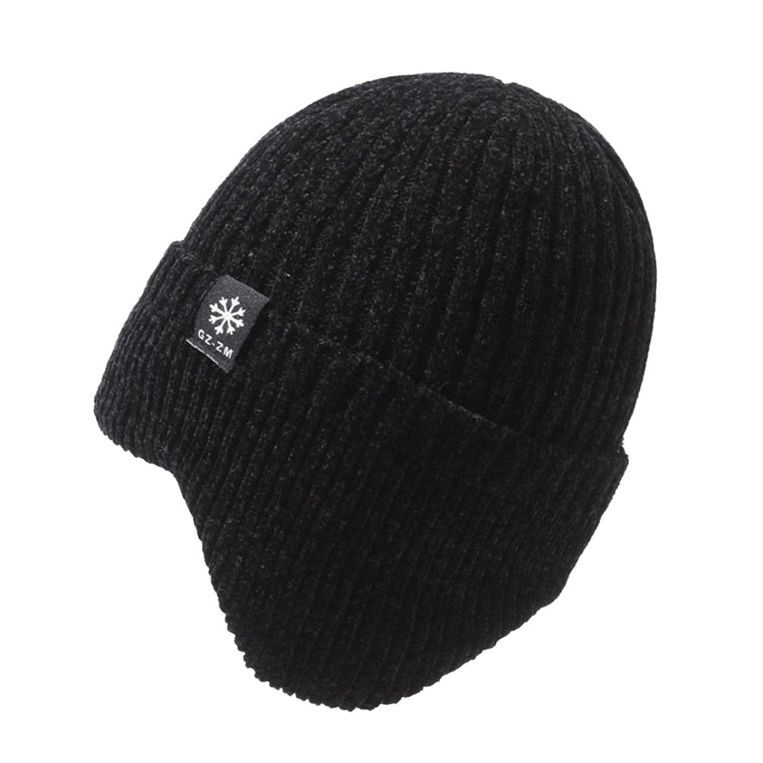Men's Winter Hat – Fleece-Lined Ear-Coverage Beanie