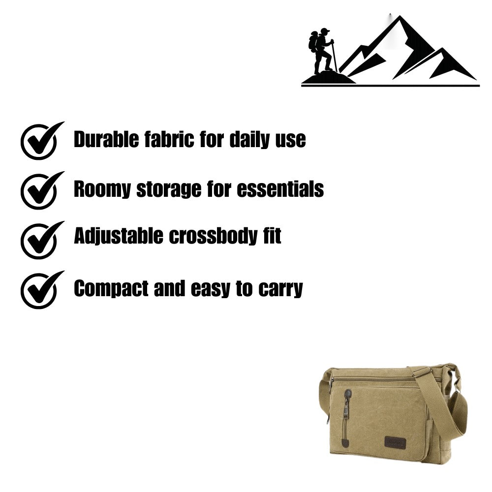 Outdoor Shoulder Bag – Durable Adjustable Crossbody