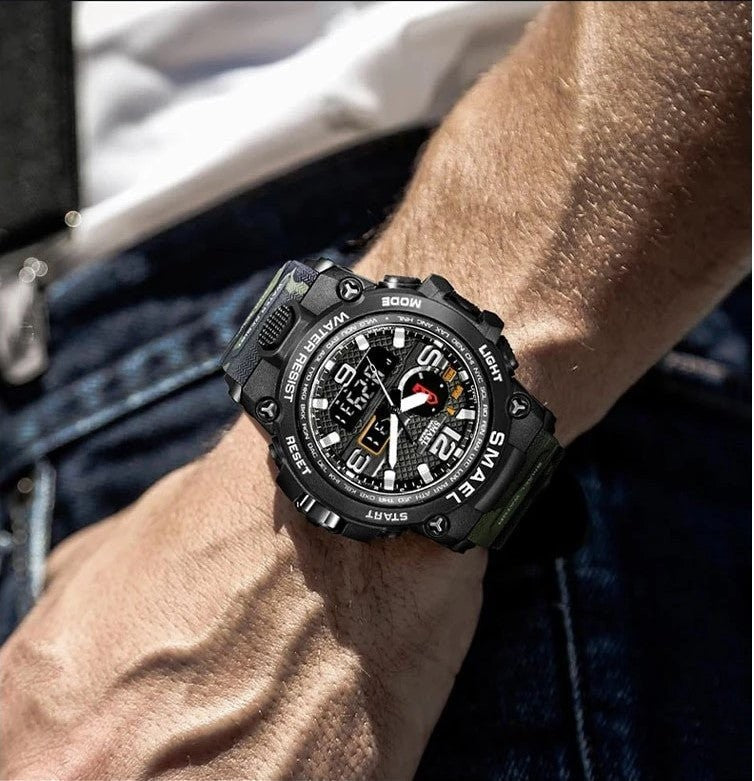 Outdoor Watch – Multi-Function Compass Timekeeping Wrist Tool