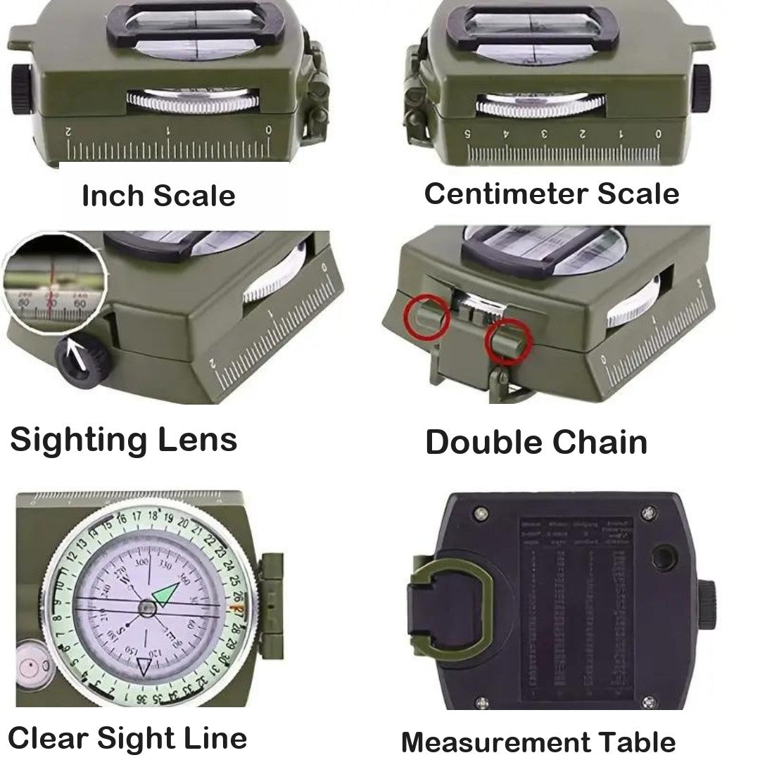 Professional Compass – Military Survival Compass for Outdoors
