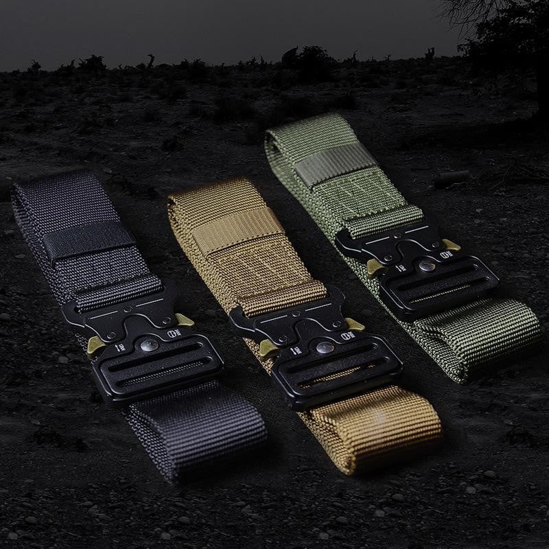 Quick-Release Outdoor Belt – Adjustable Tactical Web Belt