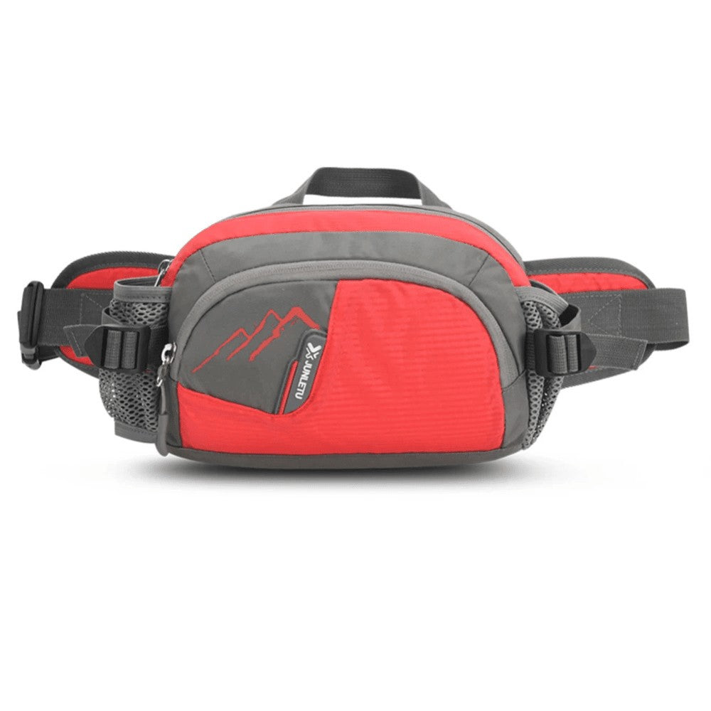 Running Waist Pack – Water-Resistant Bottle Holder Belt - Orange
