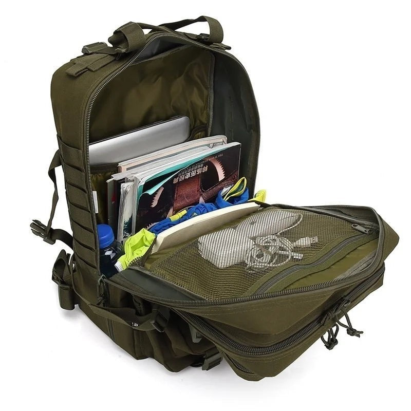 Tactical Military Backpack 50L – MOLLE Waterproof Assault Pack