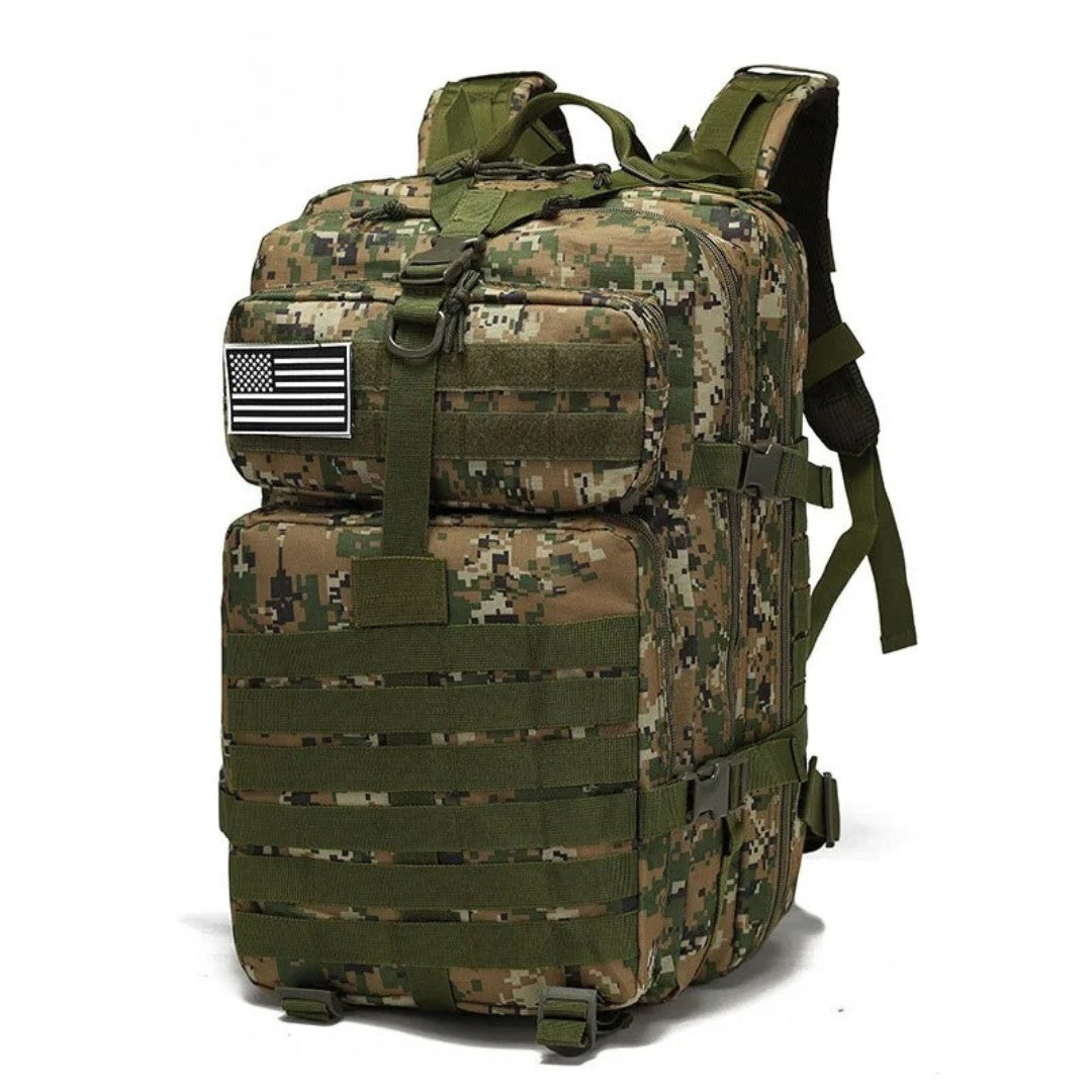 Tactical Military Backpack 50L – MOLLE Waterproof Assault Pack - Camouflage 1