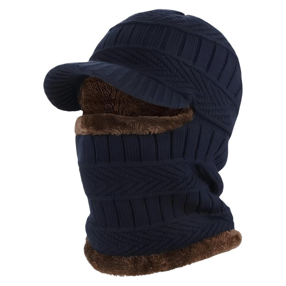 Thermal Balaclava – Fur-Lined Full-Coverage Visor Hood