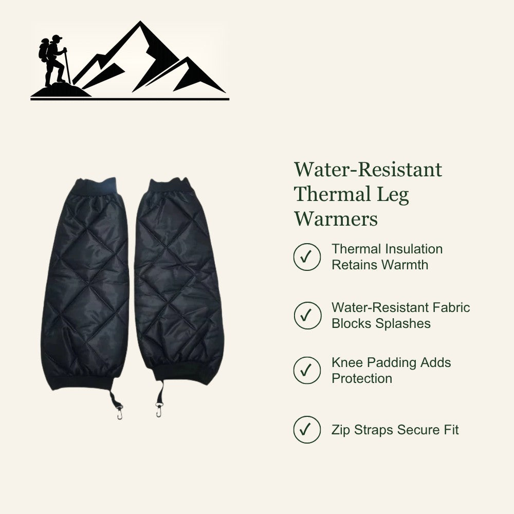 Thermal Leg Warmers – Water-Resistant Knee-Protection Zip
