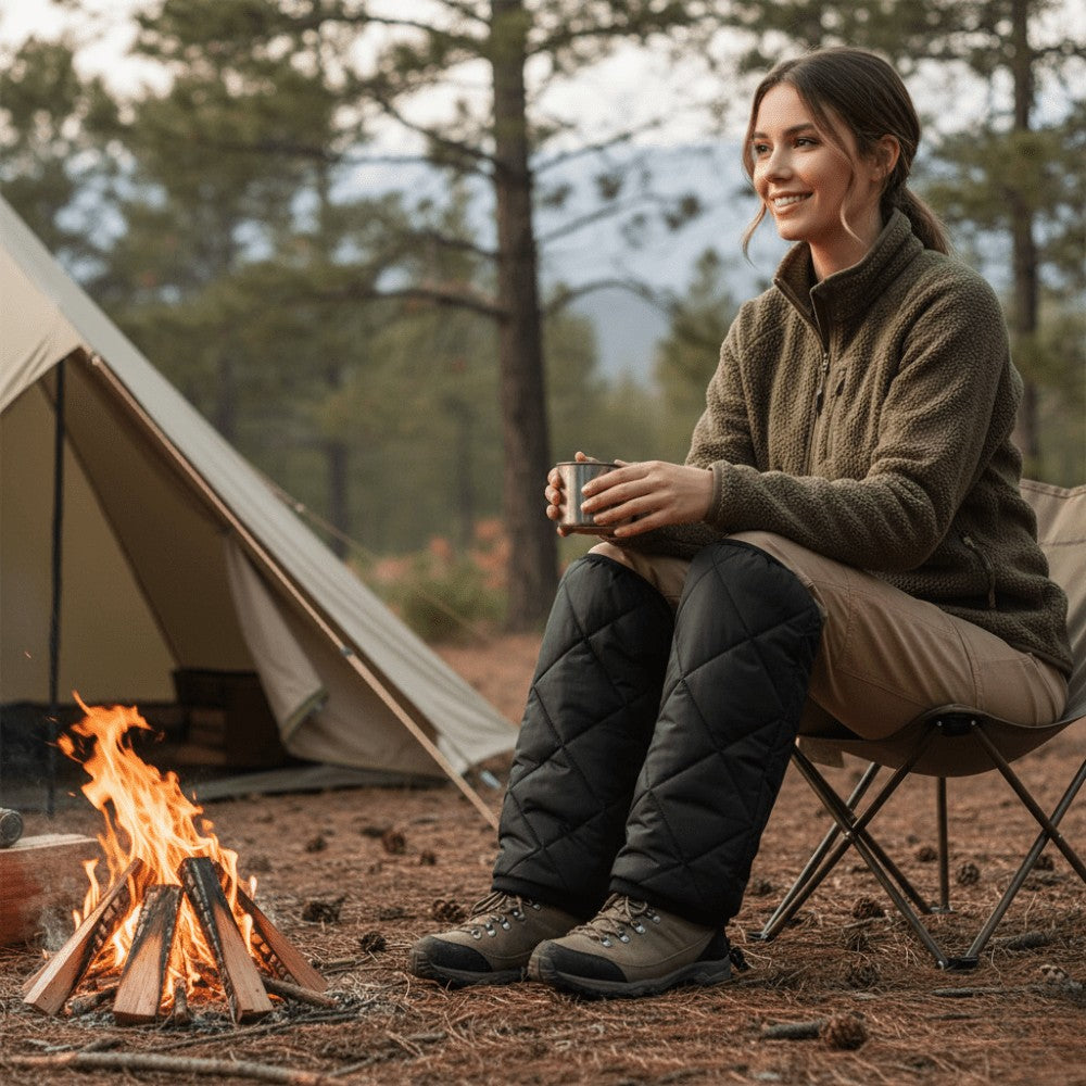 Thermal Leg Warmers – Water-Resistant Knee-Protection Zip
