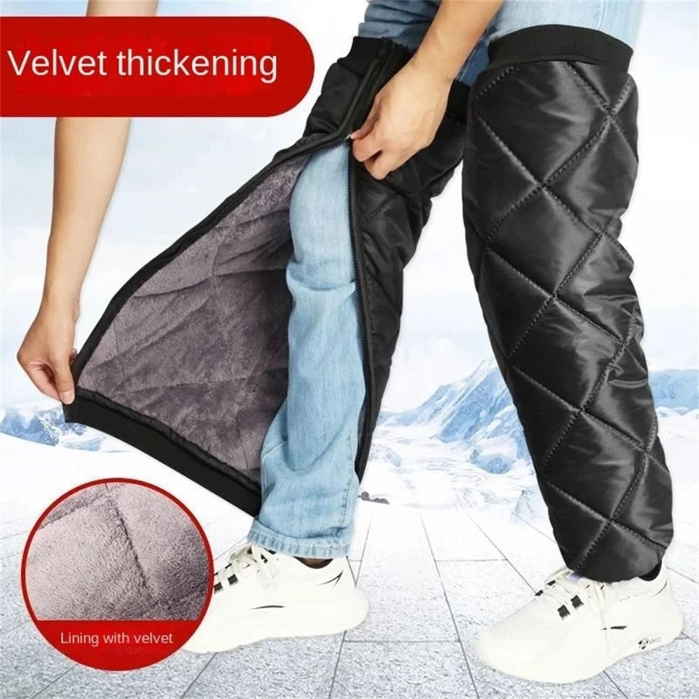 Thermal Leg Warmers – Water-Resistant Knee-Protection Zip