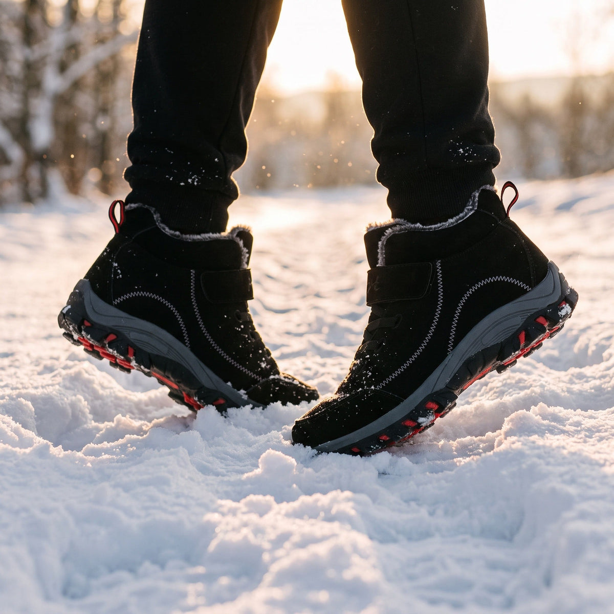 Unisex Snow Boots – Plush-Lined Water-Repellent Winter Boots