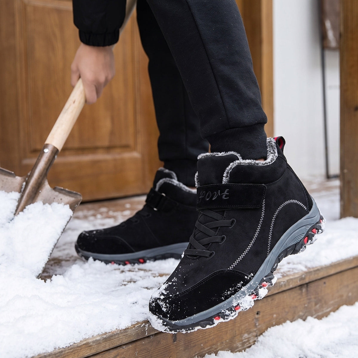 Unisex Snow Boots – Plush-Lined Water-Repellent Winter Boots