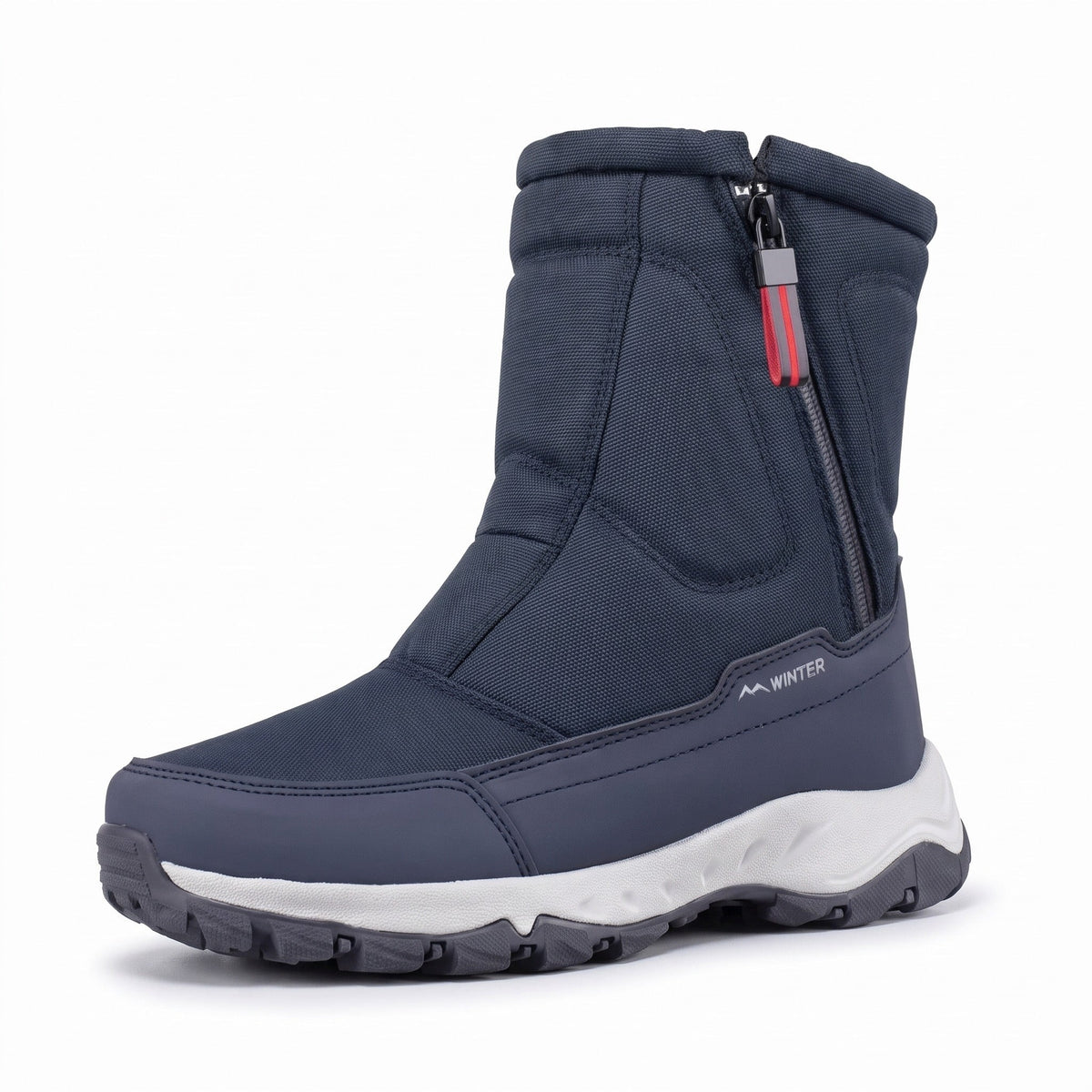 Unisex Winter Boots – Thermal-Lined Waterproof Snow Hiking Boots - Blue