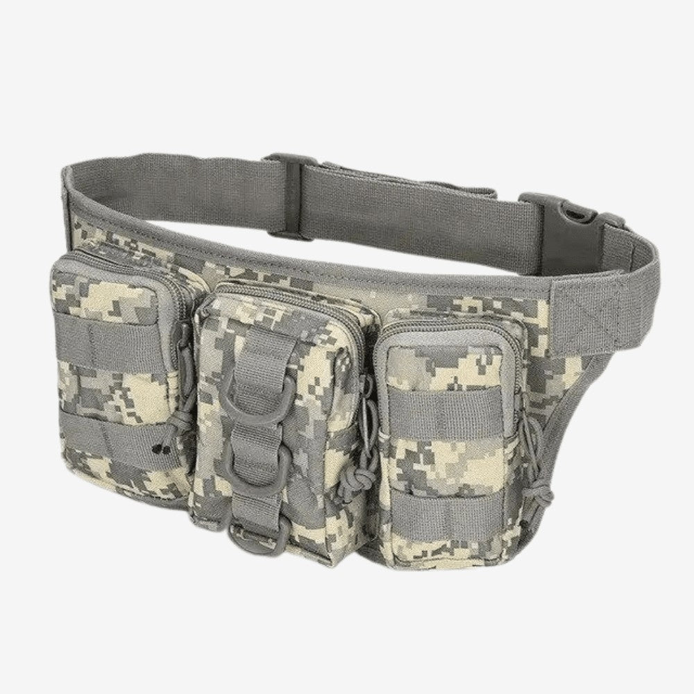 Waist Pack 5L – Durable 800D Adjustable Hip Bag - ACU Camouflage