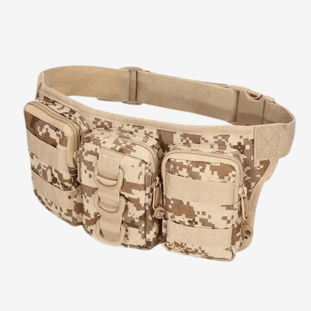 Waist Pack 5L – Durable 800D Adjustable Hip Bag - Sand