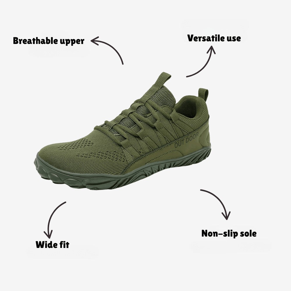 Walking Shoes – Breathable Wide-Fit Cushioned Sneakers