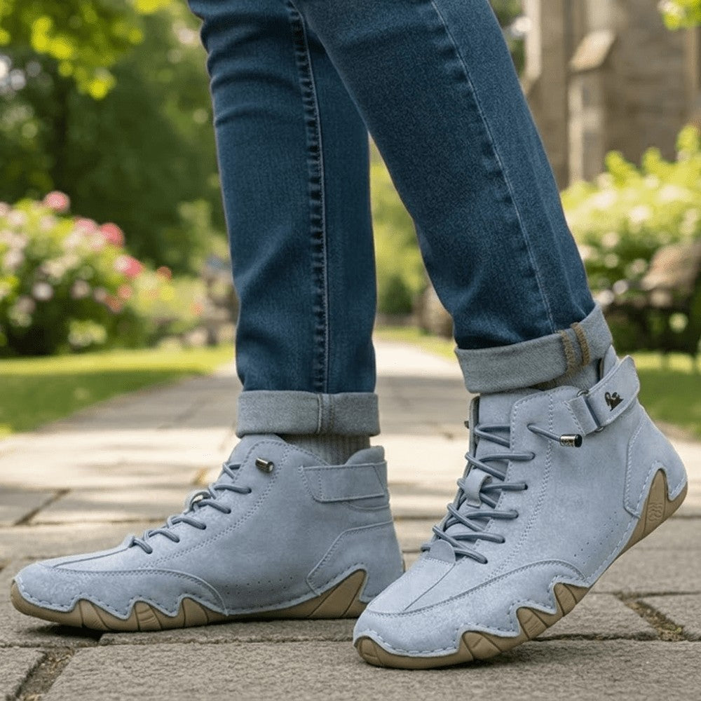 Walking Shoes – Lightweight Breathable Cushioned Trail Sneakers - Blue