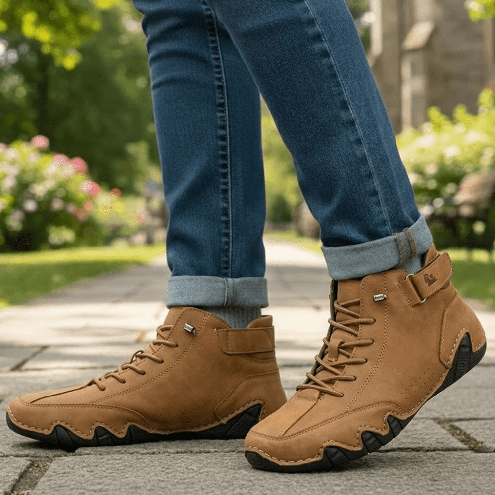Walking Shoes – Lightweight Breathable Cushioned Trail Sneakers - Brown