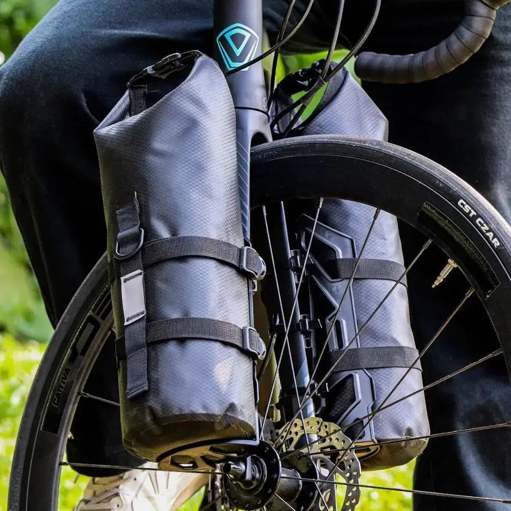 Waterproof Bike Fork Bags – Set of 2 Bikepacking Cargo Bags