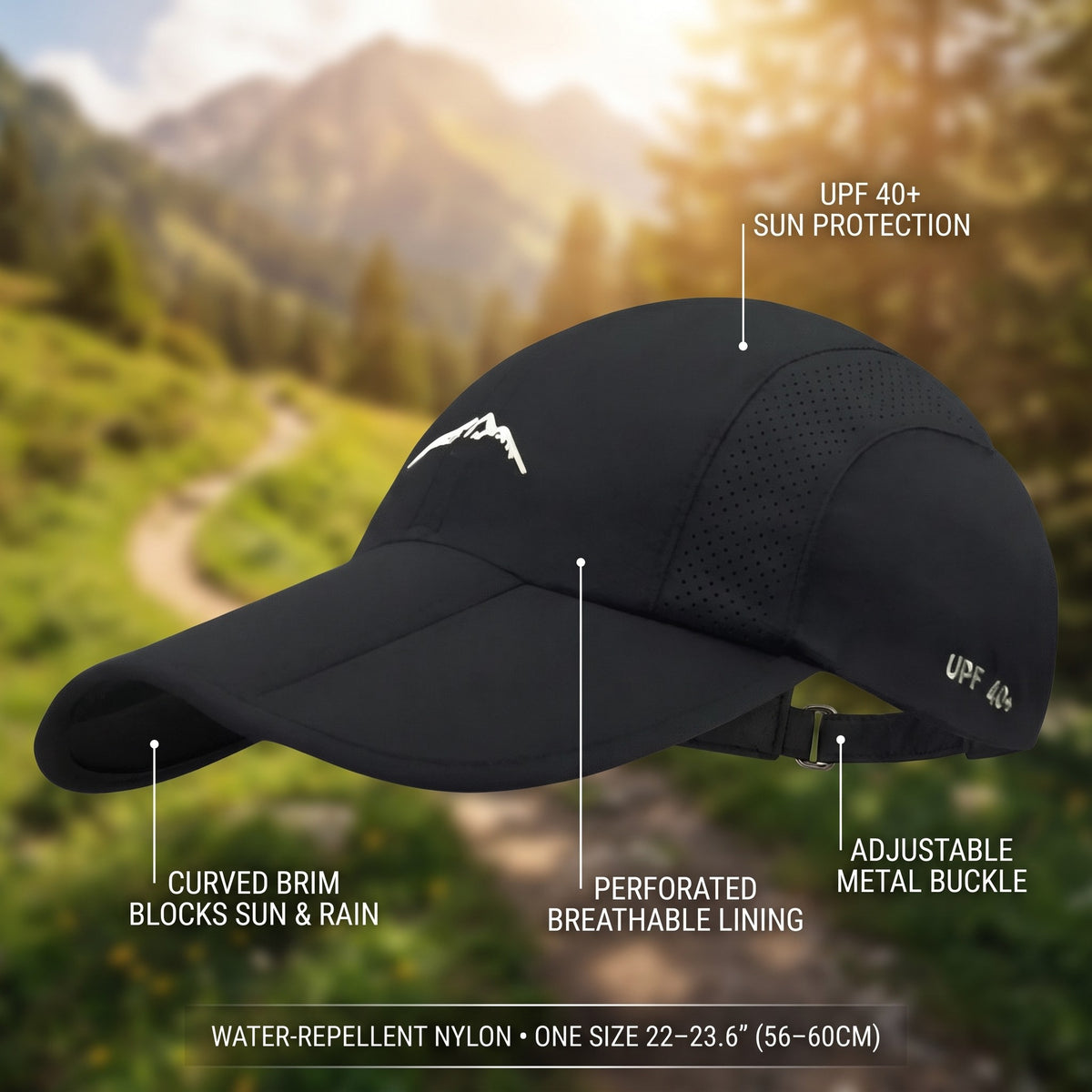 Waterproof Hiking Cap – Lightweight Breathable Trekking Hat