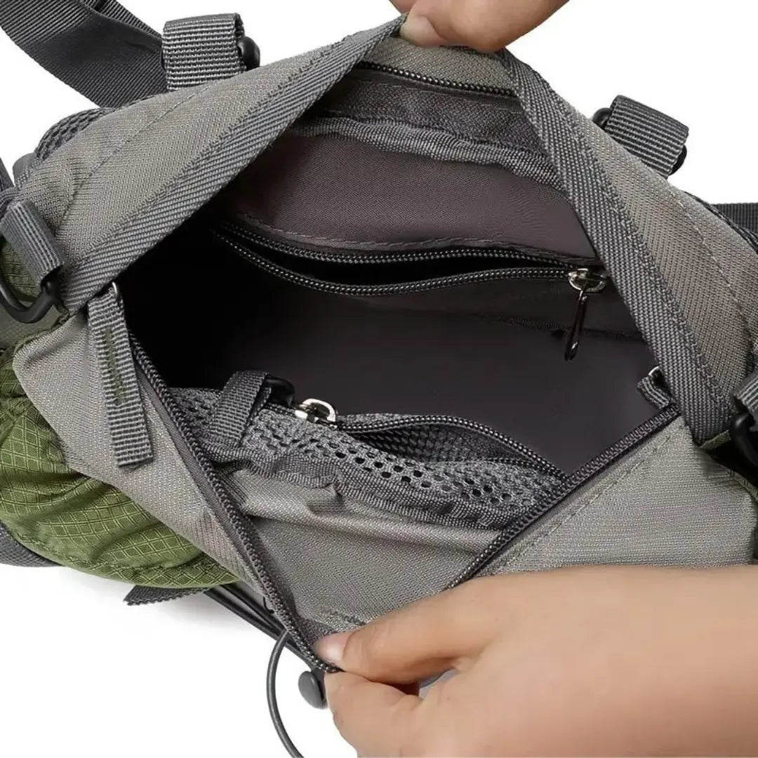 Waterproof Hiking Waist Bag – 5L Hip Pack with Wide Support