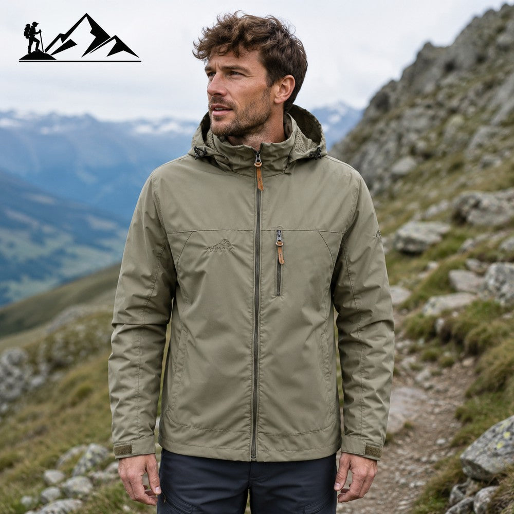 Waterproof Jacket – Lightweight Nylon-Shell Rain Layer