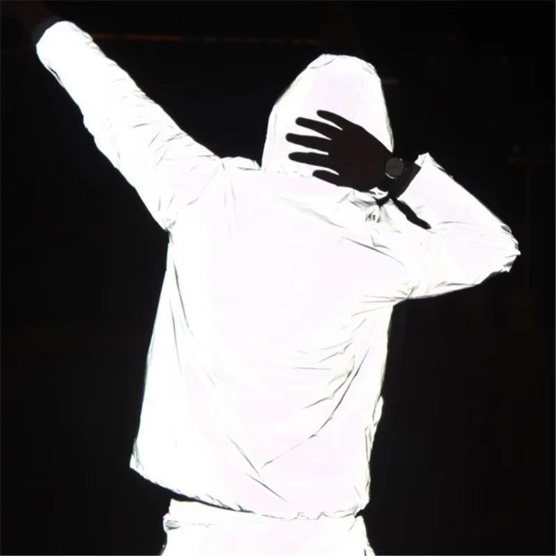 Waterproof Reflective Jacket – Lightweight Wind Shell