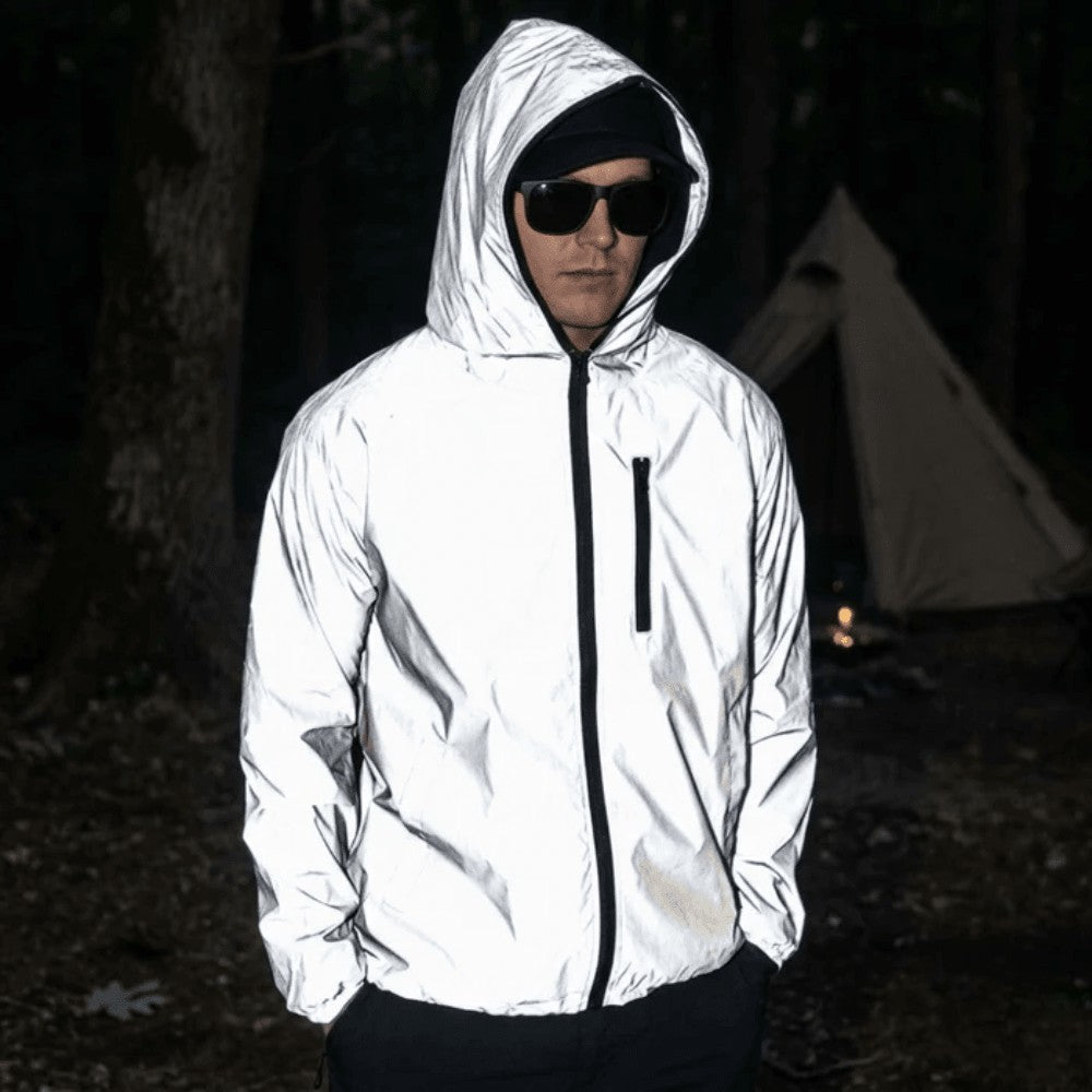 Waterproof Reflective Jacket – Lightweight Wind Shell
