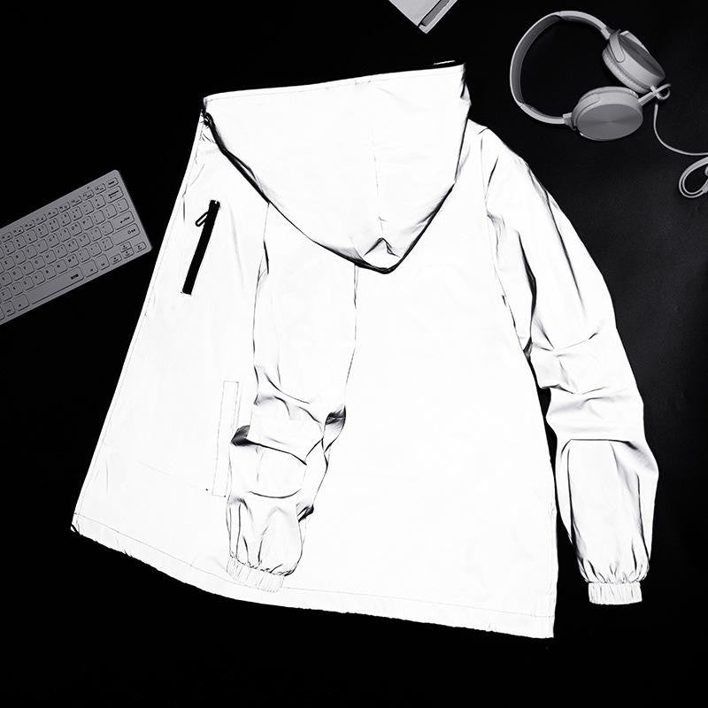 Waterproof Reflective Jacket – Lightweight Wind Shell
