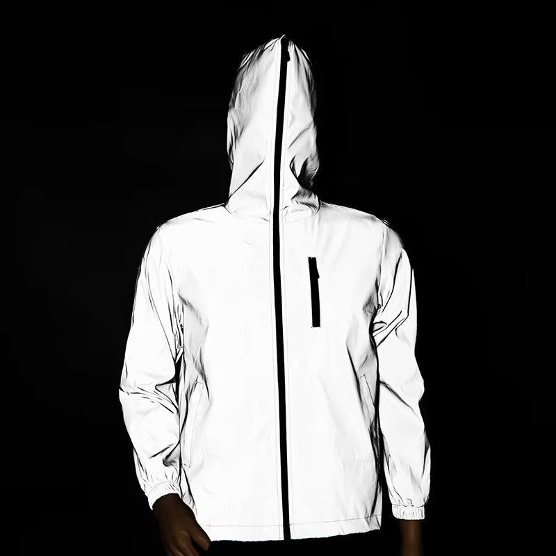 Waterproof Reflective Jacket – Lightweight Wind Shell