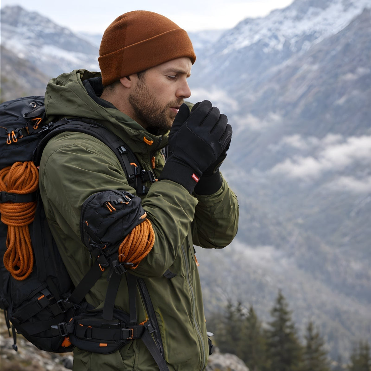 Waterproof Touchscreen Hiking Gloves – Warm Winter Trail Gloves