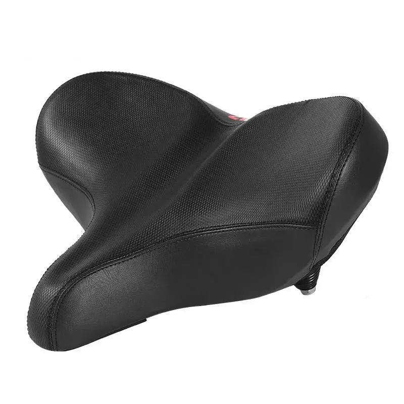 Wide Ergonomic Bike Saddle – Dual-Spring Shock-Absorbing Seat