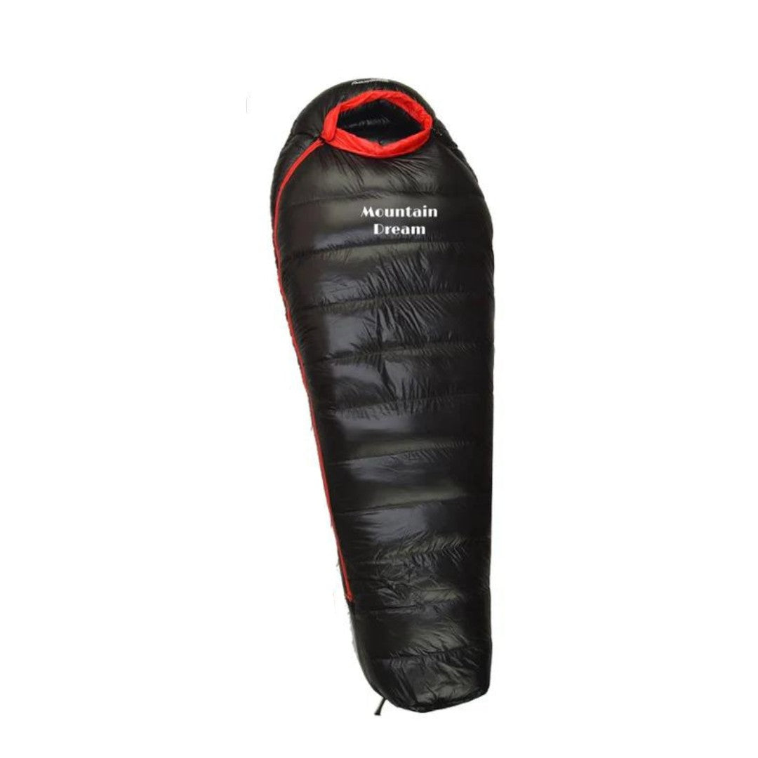 Winter Down Sleeping Bag – Goose Down Ripstop Bag Rated to -20°C - Black