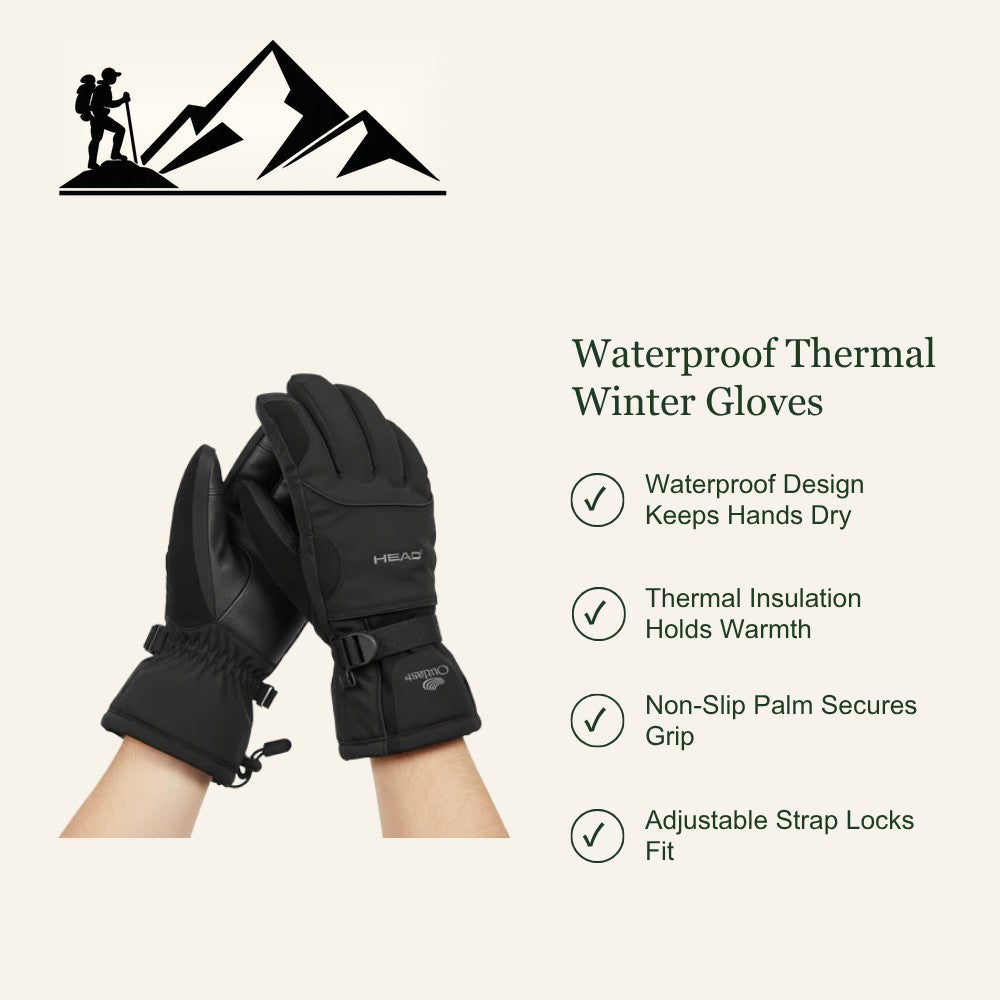 Winter Gloves – Thermal Waterproof Reinforced-Grip
