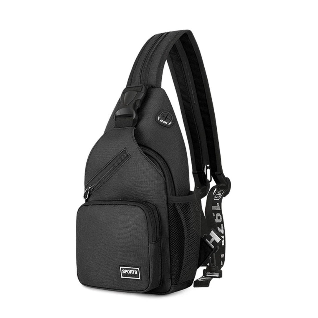 Women's Crossbody Bag – Convertible Water-Resistant Sling - Black