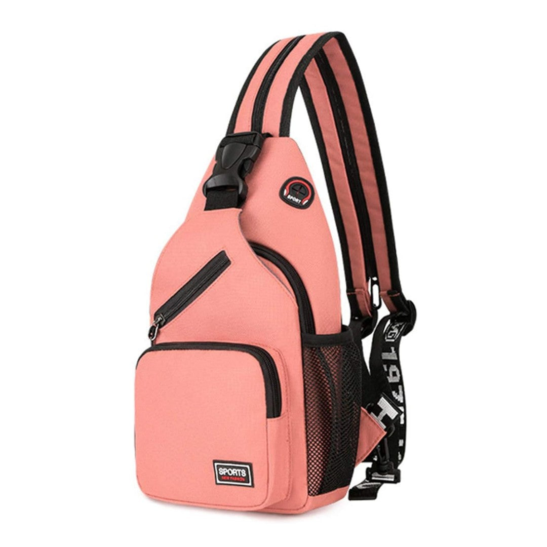 Women's Crossbody Bag – Convertible Water-Resistant Sling - Pink