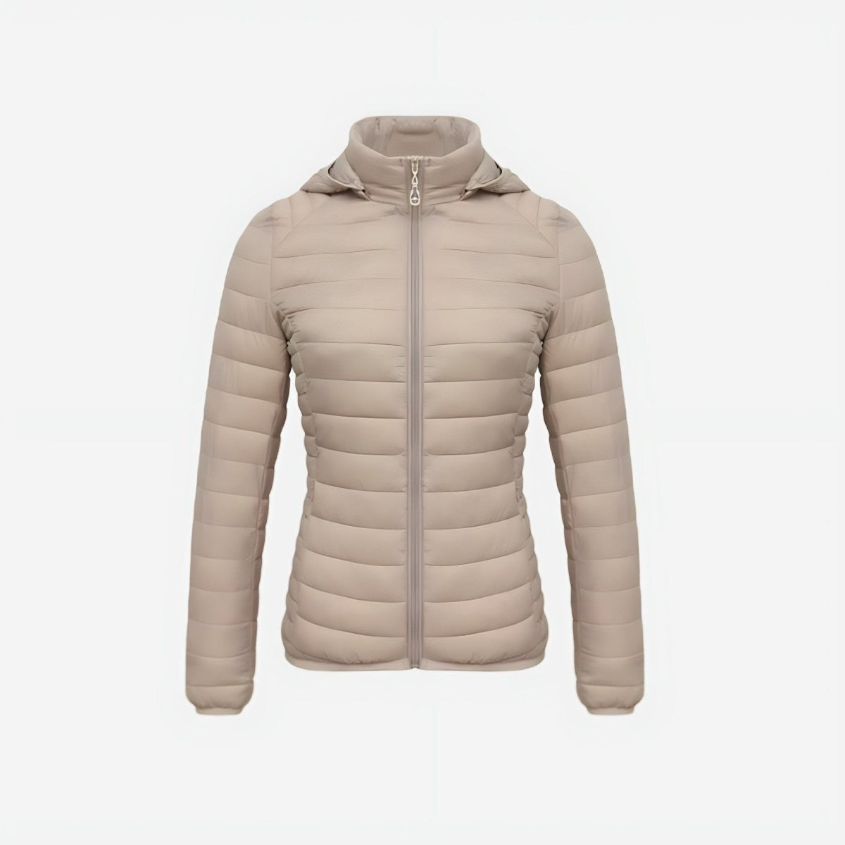 Women's Down Jacket – Lightweight Insulated Packable Layer - Beige