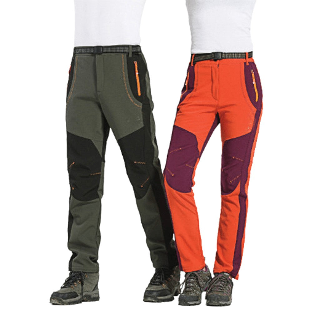 Women's Fleece-Lined Hiking Pants – Wind-Repellent